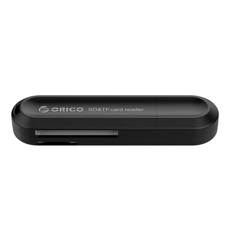 Orico CRS21-BK TF| SD atmiņas karšu lasītājs, USB 3.0, līdz 2TB (melns) cena un informācija | Adapteri un USB centrmezgli | 220.lv