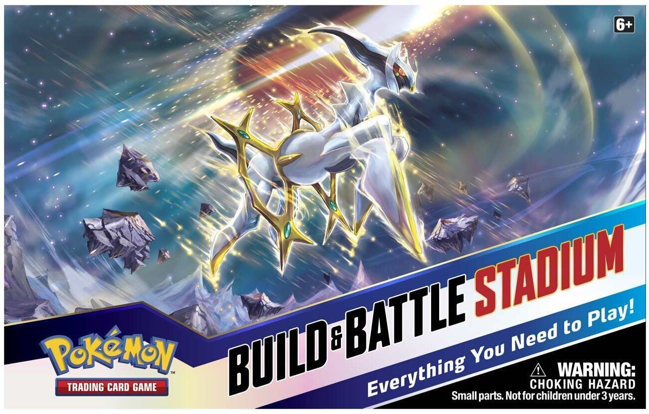 Pokemon TCG - Sword & Shield 9 Brilliant Stars Build & Battle Stadium Box.  цена | 220.lv