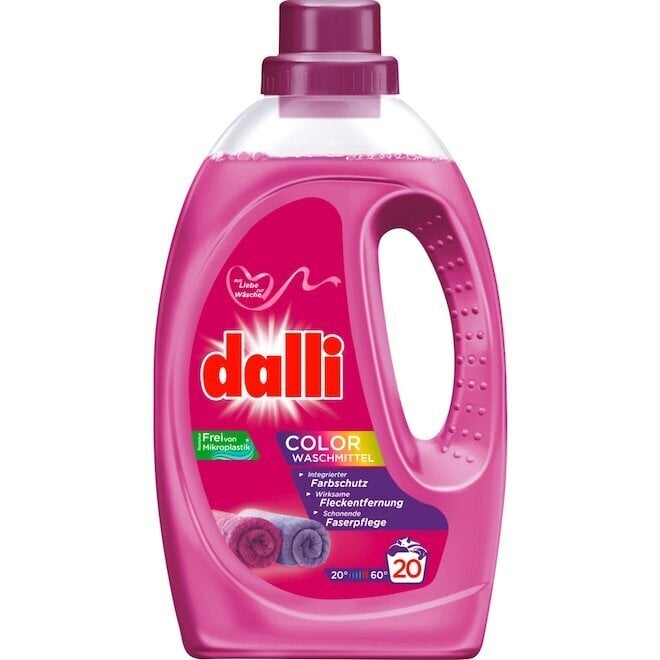 Dalli Color šķidrs mazgāšanas līdzeklis krāsainai veļai 20 MR (1,1l) cena un informācija | Veļas mazgāšanas līdzekļi | 220.lv
