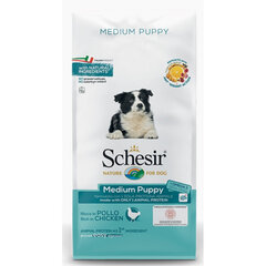 Сухой корм Schesir Medium Puppy для средних пород, беременных и кормящих сук, Z 020018, 12 кг цена и информация | Сухой корм для собак | 220.lv