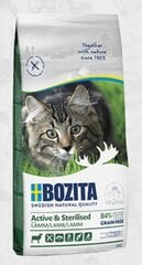 Беззерновой сухой корм с ягненком Bozita Grain Free Active & Sterilized Lamb для активных стерилизованных кошек, Z 010095+010094, 10 кг + 2 кг цена и информация | Сухой корм для кошек | 220.lv