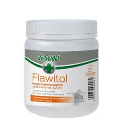 Dr.Seidel Flawitol Large Breed Puppies, 200tbl/320g - lielo šķirņu kucēniem, grūsnām un laktējošām kucēm, Z 290029 cena un informācija | Vitamīni, uztura bagātinātāji, pretparazītu līdzekļi suņiem | 220.lv