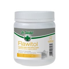 Dr.Seidel Flawitol Healthy Skin and Shiny Coat, 200tbl/320g - suņiem ādai un spalvai, Z 290031 cena un informācija | Vitamīni, uztura bagātinātāji, pretparazītu līdzekļi suņiem | 220.lv