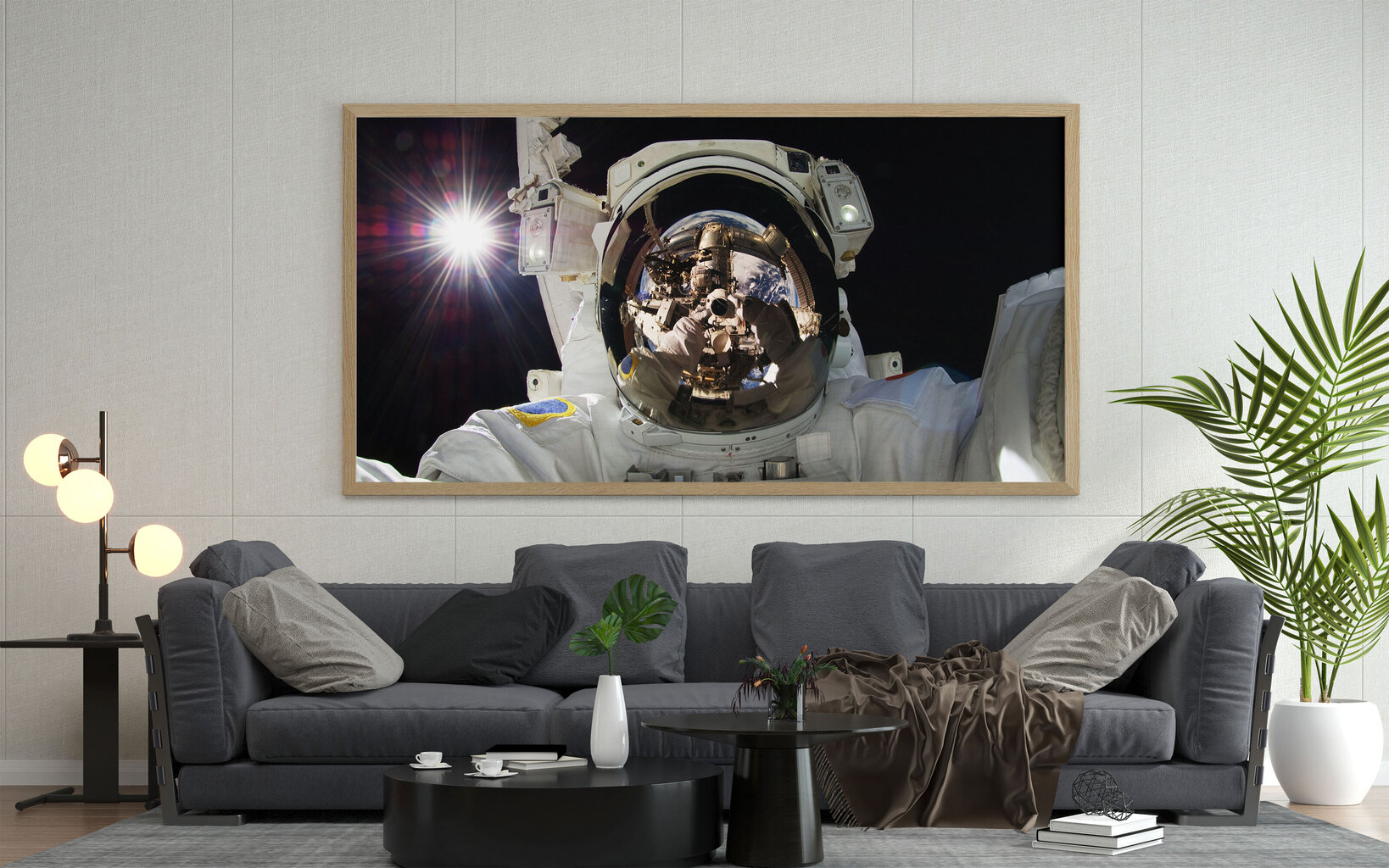 Glezna Astronauts, 60x80 cm цена и информация | Gleznas | 220.lv