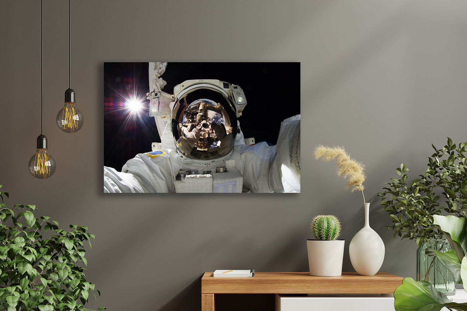 Glezna Astronauts, 60x80 cm цена и информация | Gleznas | 220.lv