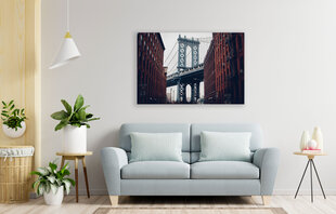 Glezna Bruklinas tilts, 100x70 cm cena un informācija | Gleznas | 220.lv