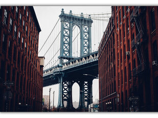 Картина Бруклинский мост, 100x70 см цена и информация | Картины | 220.lv