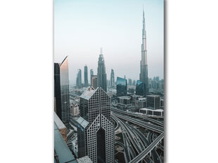 Картина Дубай в тумане, 100x70 см цена и информация | Картины | 220.lv