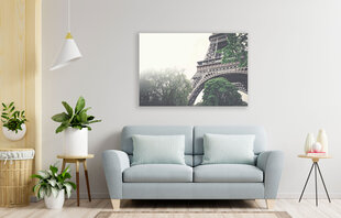 Glezna Eifeļa tornis miglā, 100x70 cm cena un informācija | Gleznas | 220.lv