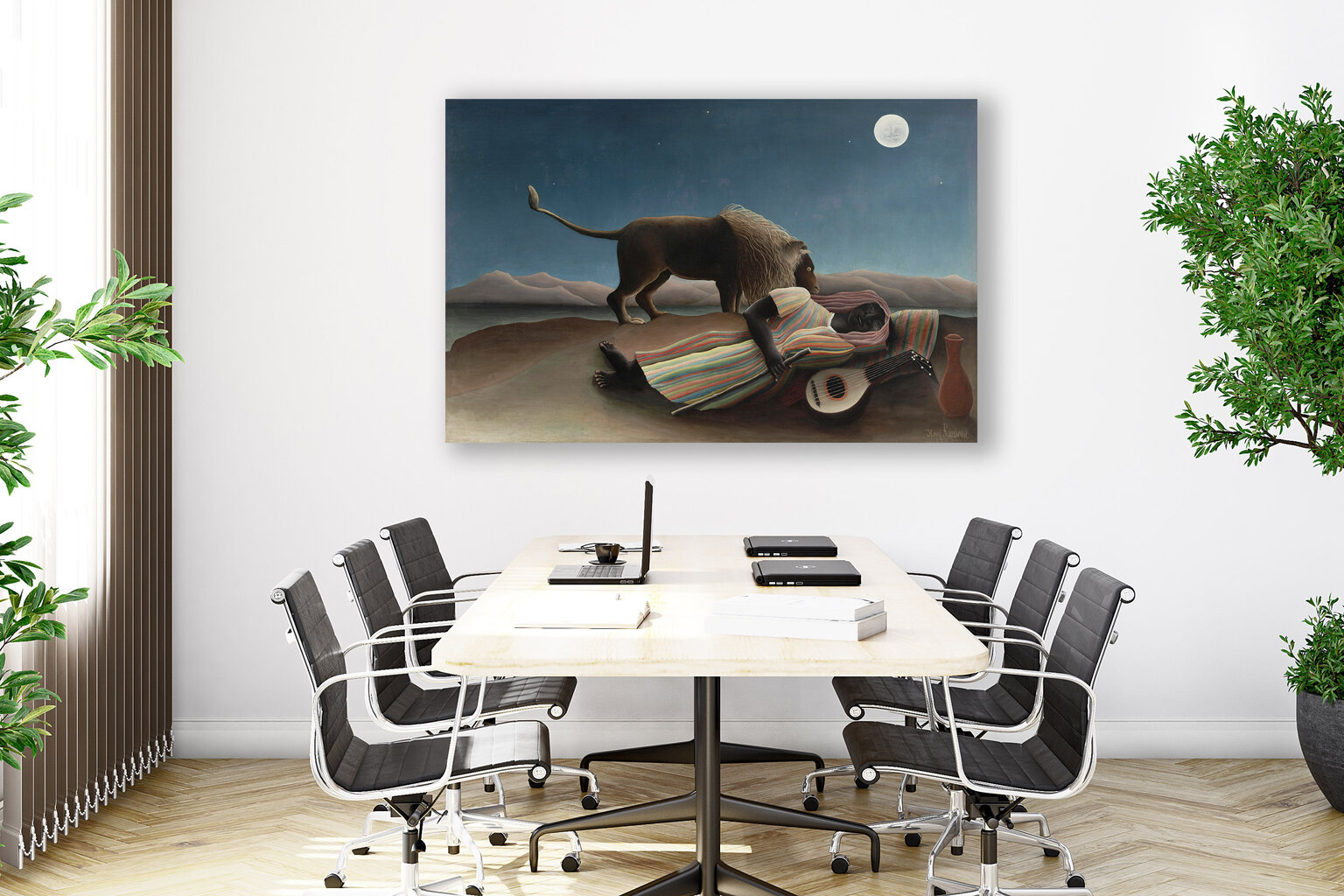 Glezna Guļošā čigāniete, Anrī Ruso, 100x70 cm, Wolf Kult cena un informācija | Gleznas | 220.lv