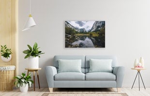 Glezna Kalnu ezers, 60x80 cm cena un informācija | Gleznas | 220.lv