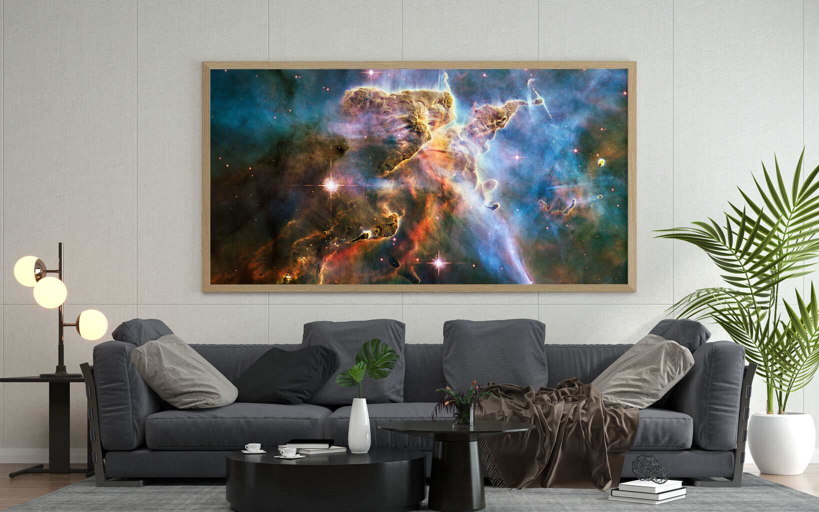 Glezna Kosmiskā ainava, 60x80 cm цена и информация | Gleznas | 220.lv