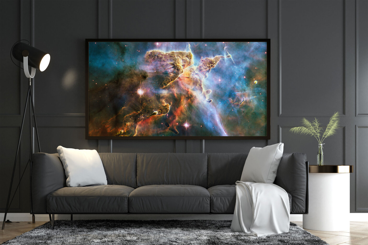 Glezna Kosmiskā ainava, 60x80 cm цена и информация | Gleznas | 220.lv