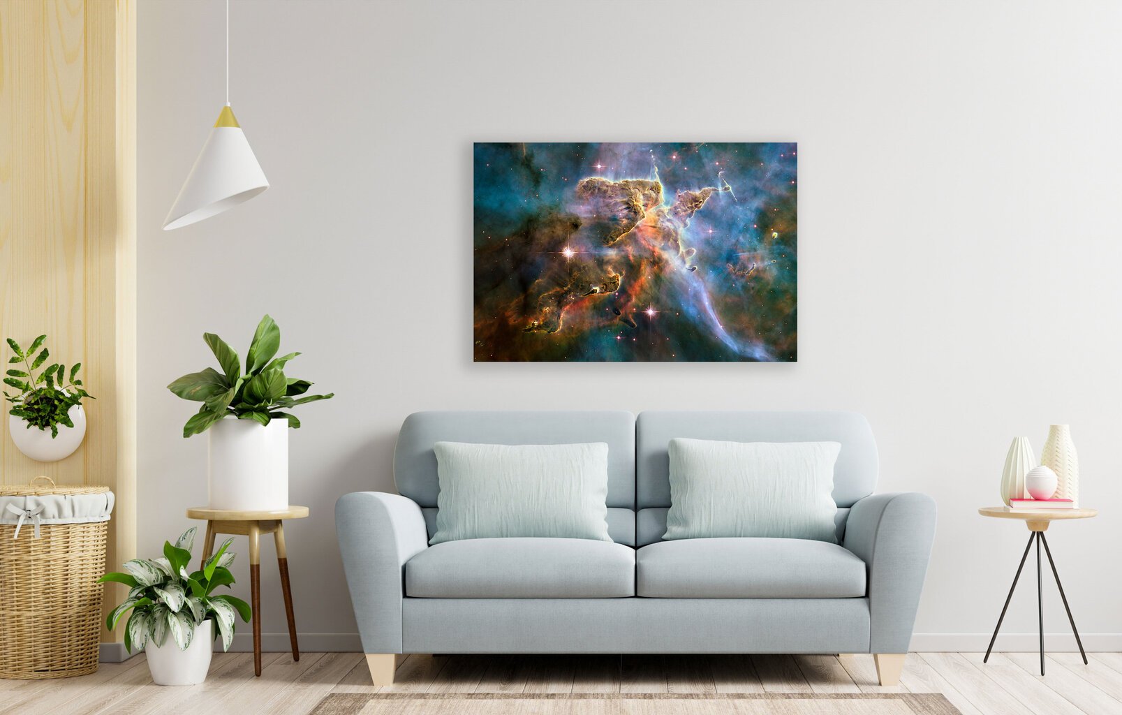 Glezna Kosmiskā ainava, 60x80 cm цена и информация | Gleznas | 220.lv