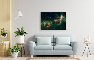 Glezna Kosmiskā migla, 100x70 cm cena un informācija | Gleznas | 220.lv