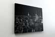 Glezna Manhetenas Panorāma, 100x70 cm цена и информация | Gleznas | 220.lv
