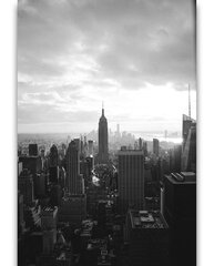Glezna Melnbaltā Ņujorka, 40x60 cm cena un informācija | Gleznas | 220.lv