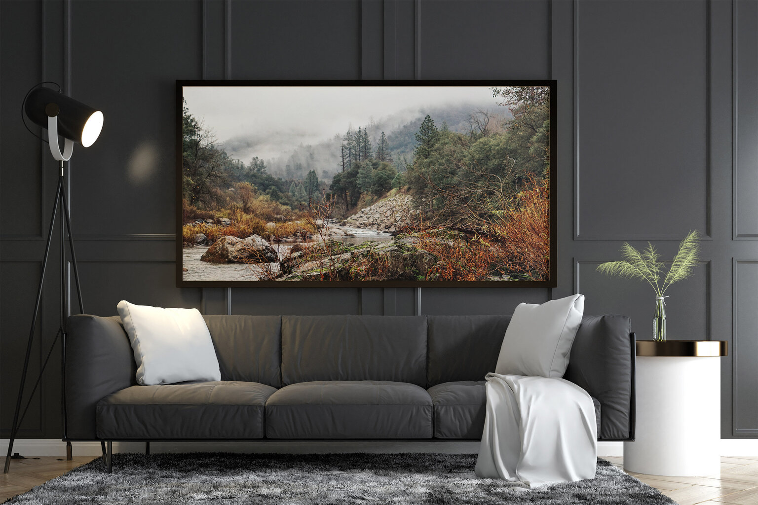 Glezna Rudens ainava, 100x70 cm cena un informācija | Gleznas | 220.lv