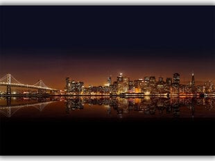 Glezna Sanfrancisko Panorāma, 100x70 cm cena un informācija | Gleznas | 220.lv