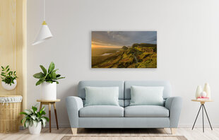 Glezna Saullēkts kalnos, 60x80 cm cena un informācija | Gleznas | 220.lv