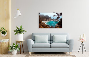Картина Изумрудное озеро, 100x70 см цена и информация | Картины | 220.lv