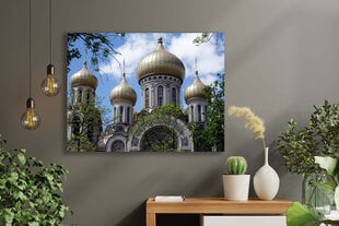 Glezna Svētā Konstantīna un Mihaila baznīca Viļņā, 100x70 cm cena un informācija | Gleznas | 220.lv