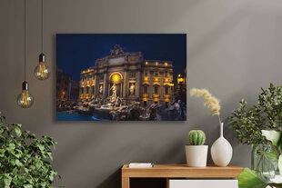 Glezna Trevi strūklaka naktī, 30x40 cm, Wolf Kult cena un informācija | Gleznas | 220.lv