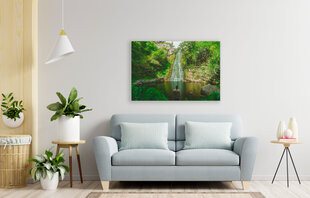 Glezna Ūdenskritums džungļos, 100x70 cm cena un informācija | Gleznas | 220.lv
