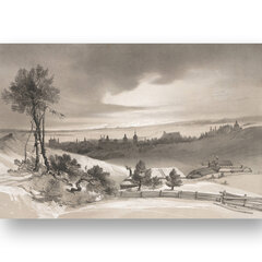 Картина Пейзаж Вильнюса, 60х80 см, Wolf Kult цена и информация | Картины | 220.lv