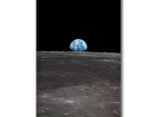 Glezna Zeme no Mēness, 40x60 cm cena un informācija | Gleznas | 220.lv