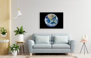Glezna Zeme no satelīta, 30x40 cm cena un informācija | Gleznas | 220.lv