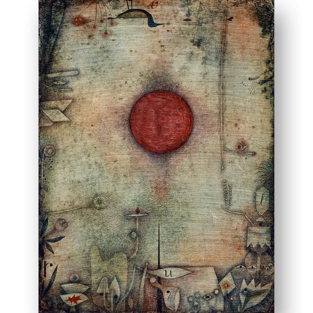 Plakāts Ad Marginem, Pauls Klē, 42 x 59 cm (A2), Wolf Kult cena un informācija | Gleznas | 220.lv