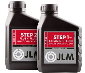 Ieplūdes sistēmas tīrīšanas šķidruma komplekts. JLM Diesel Intake Extreme Clean Fluid Pack cena un informācija | Auto ķīmija | 220.lv