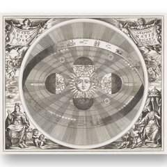 Plakāts Antīkā karte 1708, 59x84 cm (A1), Wolf Kult cena un informācija | Gleznas | 220.lv