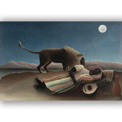 Plakāts Guļošā čigāniete, Anrī Ruso, 42 x 59 cm (A2), Wolf Kult cena un informācija | Gleznas | 220.lv