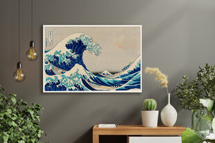 Плакат Большая волна Канагавы, Кацусика Хокусай, 59 x 84 см (A1), Wolf Kult цена и информация | Картины | 220.lv