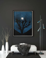 Plakāts Mēness gaisma, 42x59 cm (A2), Wolf Kult цена и информация | Картины | 220.lv