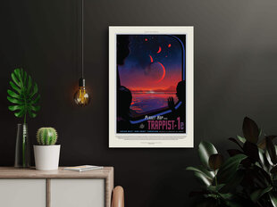 Plakāts NASA: Trappist 1d, 59x84 cm (A1), cena un informācija | Gleznas | 220.lv