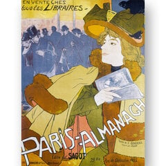 Plakāts Parīze-Almanahs, 42x59 cm (A2), Wolf Kult cena un informācija | Gleznas | 220.lv