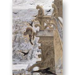 Plakāts Parīzes katedrāle, 42x59 cm (A2), Wolf Kult цена и информация | Картины | 220.lv