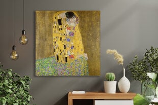 Plakāts Skūpsts, Gustavs Klimts, 42 x 59 cm (A2), Wolf Kult cena un informācija | Gleznas | 220.lv