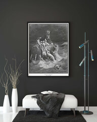 Plakāts Vintāžas ilustrācija, 42x59 cm (A2), Wolf Kult cena un informācija | Gleznas | 220.lv