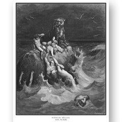 Plakāts Vintāžas ilustrācija, 59x84 cm (A1), Wolf Kult цена и информация | Картины | 220.lv