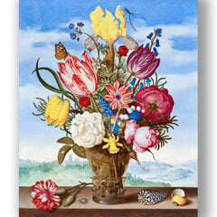 Plakāts Vintāžas ziedi V, 42x59 cm (A2), Wolf Kult cena un informācija | Gleznas | 220.lv