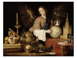 Reprodukcija Augstprātības alegorija (Antonio de Pereda), 40x35 cm cena un informācija | Gleznas | 220.lv