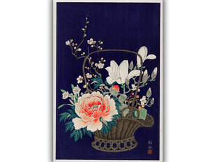Репродукция Бамбуковая цветочная корзина (Охара Косон), 100x70 см цена и информация | Картины | 220.lv