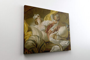 Reprodukcija Brīnišķīgā kalpone (Žans Onorē Fragonārs), 80x65 cm cena un informācija | Gleznas | 220.lv