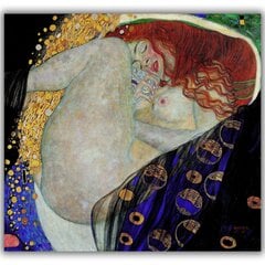 Reprodukcija Danaja, Gustavs Klimts, 40x40 cm cena un informācija | Gleznas | 220.lv
