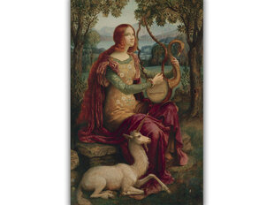 Репродукция Дама с единорогом (Арманд Пойнт), 100x60 см цена и информация | Картины | 220.lv