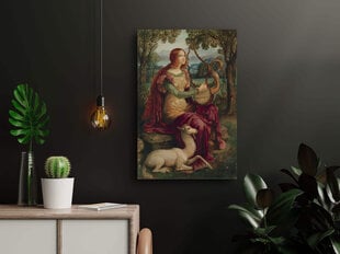 Reprodukcija Dāma ar vienradzi (Armands Points), 60x30 cm cena un informācija | Gleznas | 220.lv